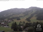 Archiv Foto Webcam Sicht vom Kinderhotel Oberjoch aus auf das Skigebiet gegenüber 11:00