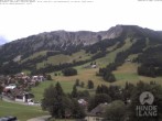 Archiv Foto Webcam Sicht vom Kinderhotel Oberjoch aus auf das Skigebiet gegenüber 13:00
