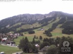 Archiv Foto Webcam Sicht vom Kinderhotel Oberjoch aus auf das Skigebiet gegenüber 09:00