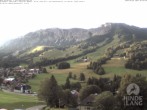 Archiv Foto Webcam Sicht vom Kinderhotel Oberjoch aus auf das Skigebiet gegenüber 05:00