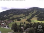Archiv Foto Webcam Sicht vom Kinderhotel Oberjoch aus auf das Skigebiet gegenüber 11:00