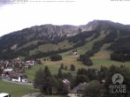 Archiv Foto Webcam Sicht vom Kinderhotel Oberjoch aus auf das Skigebiet gegenüber 15:00