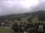 Archiv Foto Webcam Sicht vom Kinderhotel Oberjoch aus auf das Skigebiet gegenüber 13:00