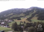 Archiv Foto Webcam Sicht vom Kinderhotel Oberjoch aus auf das Skigebiet gegenüber 05:00