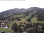 Archiv Foto Webcam Sicht vom Kinderhotel Oberjoch aus auf das Skigebiet gegenüber 15:00