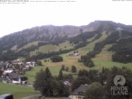 Archiv Foto Webcam Sicht vom Kinderhotel Oberjoch aus auf das Skigebiet gegenüber 17:00