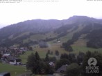 Archiv Foto Webcam Sicht vom Kinderhotel Oberjoch aus auf das Skigebiet gegenüber 06:00