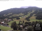 Archived image Webcam View of the kids hotel Oberjoch at the slopes in front 11:00