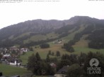 Archiv Foto Webcam Sicht vom Kinderhotel Oberjoch aus auf das Skigebiet gegenüber 15:00
