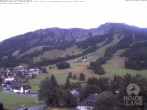 Archiv Foto Webcam Sicht vom Kinderhotel Oberjoch aus auf das Skigebiet gegenüber 05:00