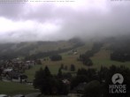 Archiv Foto Webcam Sicht vom Kinderhotel Oberjoch aus auf das Skigebiet gegenüber 13:00