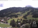 Archiv Foto Webcam Sicht vom Kinderhotel Oberjoch aus auf das Skigebiet gegenüber 11:00