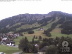 Archiv Foto Webcam Sicht vom Kinderhotel Oberjoch aus auf das Skigebiet gegenüber 06:00