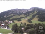 Archiv Foto Webcam Sicht vom Kinderhotel Oberjoch aus auf das Skigebiet gegenüber 07:00