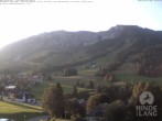 Archiv Foto Webcam Sicht vom Kinderhotel Oberjoch aus auf das Skigebiet gegenüber 06:00