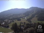Archiv Foto Webcam Sicht vom Kinderhotel Oberjoch aus auf das Skigebiet gegenüber 09:00
