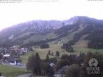Archiv Foto Webcam Sicht vom Kinderhotel Oberjoch aus auf das Skigebiet gegenüber 12:00