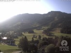 Archiv Foto Webcam Sicht vom Kinderhotel Oberjoch aus auf das Skigebiet gegenüber 14:00