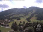 Archiv Foto Webcam Sicht vom Kinderhotel Oberjoch aus auf das Skigebiet gegenüber 18:00