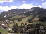 Archiv Foto Webcam Sicht vom Kinderhotel Oberjoch aus auf das Skigebiet gegenüber 15:00