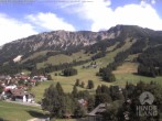 Archiv Foto Webcam Sicht vom Kinderhotel Oberjoch aus auf das Skigebiet gegenüber 15:00