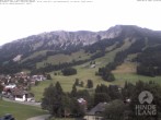 Archiv Foto Webcam Sicht vom Kinderhotel Oberjoch aus auf das Skigebiet gegenüber 17:00