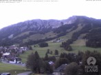 Archiv Foto Webcam Sicht vom Kinderhotel Oberjoch aus auf das Skigebiet gegenüber 05:00