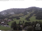 Archiv Foto Webcam Sicht vom Kinderhotel Oberjoch aus auf das Skigebiet gegenüber 08:00