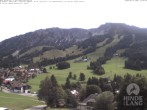 Archiv Foto Webcam Sicht vom Kinderhotel Oberjoch aus auf das Skigebiet gegenüber 11:00