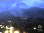 Archiv Foto Webcam Sicht vom Kinderhotel Oberjoch aus auf das Skigebiet gegenüber 05:00