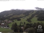 Archiv Foto Webcam Sicht vom Kinderhotel Oberjoch aus auf das Skigebiet gegenüber 08:00