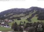 Archiv Foto Webcam Sicht vom Kinderhotel Oberjoch aus auf das Skigebiet gegenüber 11:00