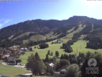 Archiv Foto Webcam Sicht vom Kinderhotel Oberjoch aus auf das Skigebiet gegenüber 11:00