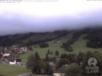 Archiv Foto Webcam Sicht vom Kinderhotel Oberjoch aus auf das Skigebiet gegenüber 09:00