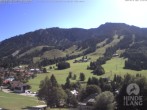 Archiv Foto Webcam Sicht vom Kinderhotel Oberjoch aus auf das Skigebiet gegenüber 11:00