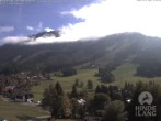 Archiv Foto Webcam Sicht vom Kinderhotel Oberjoch aus auf das Skigebiet gegenüber 11:00