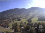 Archiv Foto Webcam Sicht vom Kinderhotel Oberjoch aus auf das Skigebiet gegenüber 11:00