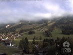 Archiv Foto Webcam Sicht vom Kinderhotel Oberjoch aus auf das Skigebiet gegenüber 15:00