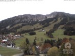 Archiv Foto Webcam Sicht vom Kinderhotel Oberjoch aus auf das Skigebiet gegenüber 09:00