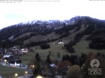 Archiv Foto Webcam Sicht vom Kinderhotel Oberjoch aus auf das Skigebiet gegenüber 17:00