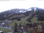 Archiv Foto Webcam Sicht vom Kinderhotel Oberjoch aus auf das Skigebiet gegenüber 06:00