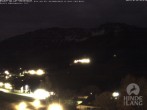 Archiv Foto Webcam Sicht vom Kinderhotel Oberjoch aus auf das Skigebiet gegenüber 19:00