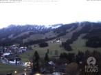 Archiv Foto Webcam Sicht vom Kinderhotel Oberjoch aus auf das Skigebiet gegenüber 06:00
