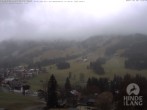 Archiv Foto Webcam Sicht vom Kinderhotel Oberjoch aus auf das Skigebiet gegenüber 13:00
