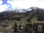 Archiv Foto Webcam Sicht vom Kinderhotel Oberjoch aus auf das Skigebiet gegenüber 11:00