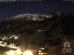 Archiv Foto Webcam Sicht vom Kinderhotel Oberjoch aus auf das Skigebiet gegenüber 01:00