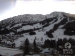 Archived image Webcam View of the kids hotel Oberjoch at the slopes in front 07:00