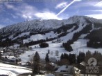 Archived image Webcam View of the kids hotel Oberjoch at the slopes in front 11:00