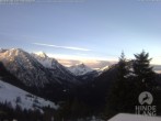 Archived image Webcam Kids hotel Oberjoch: view at the nature reseve "Allgäuer Hochalpen" 05:00