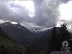 Archived image Webcam Kids hotel Oberjoch: view at the nature reseve "Allgäuer Hochalpen" 17:00
